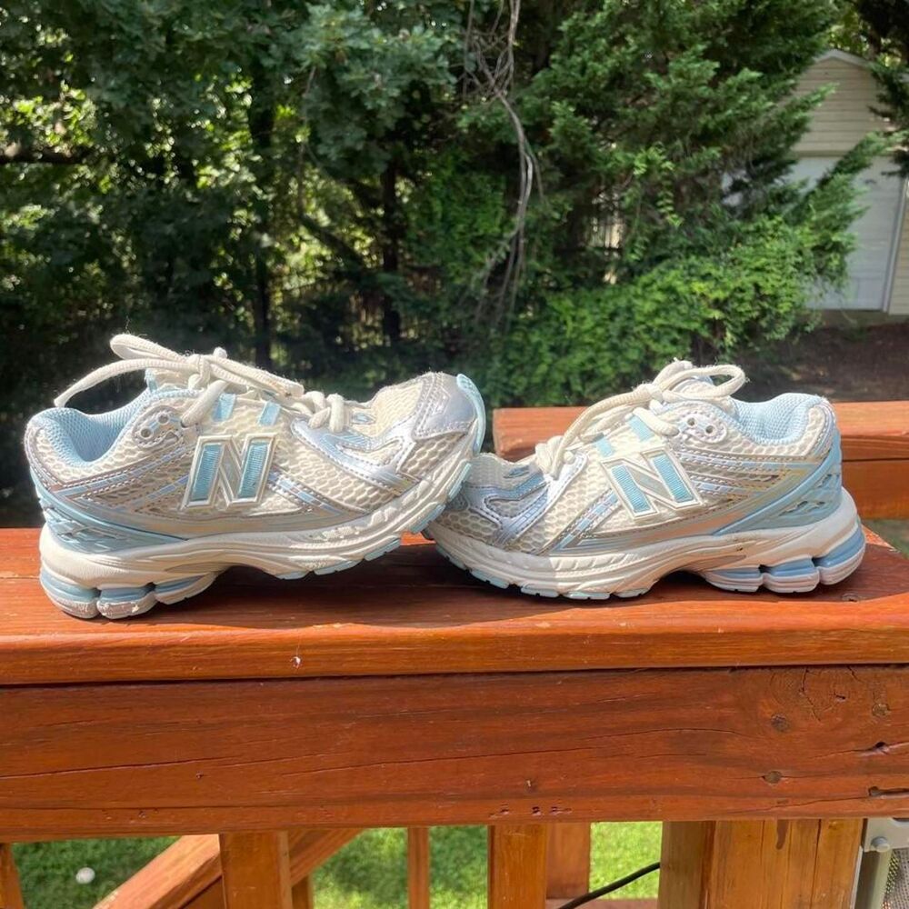 New Balance 1906 Youth 1.5 White Baby Blue Running Sneakers